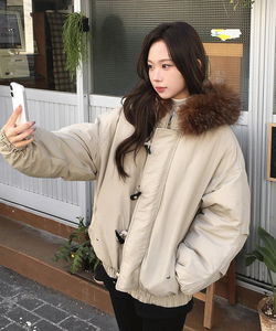 ダブパーフードライスケーキパディングジャケット