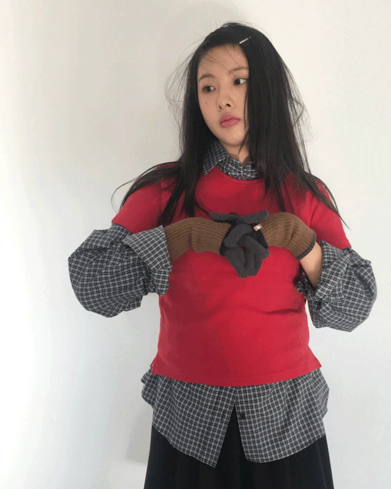 ポイエッセンシャルチェックシャツ