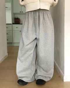 オラフリースサイドラインワイドスウェットパンツ