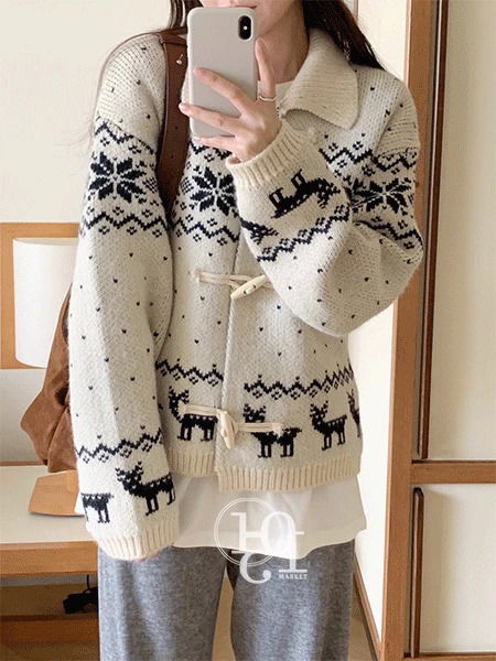 Roena Nordic Tteokbokki Cardigan 針織外套