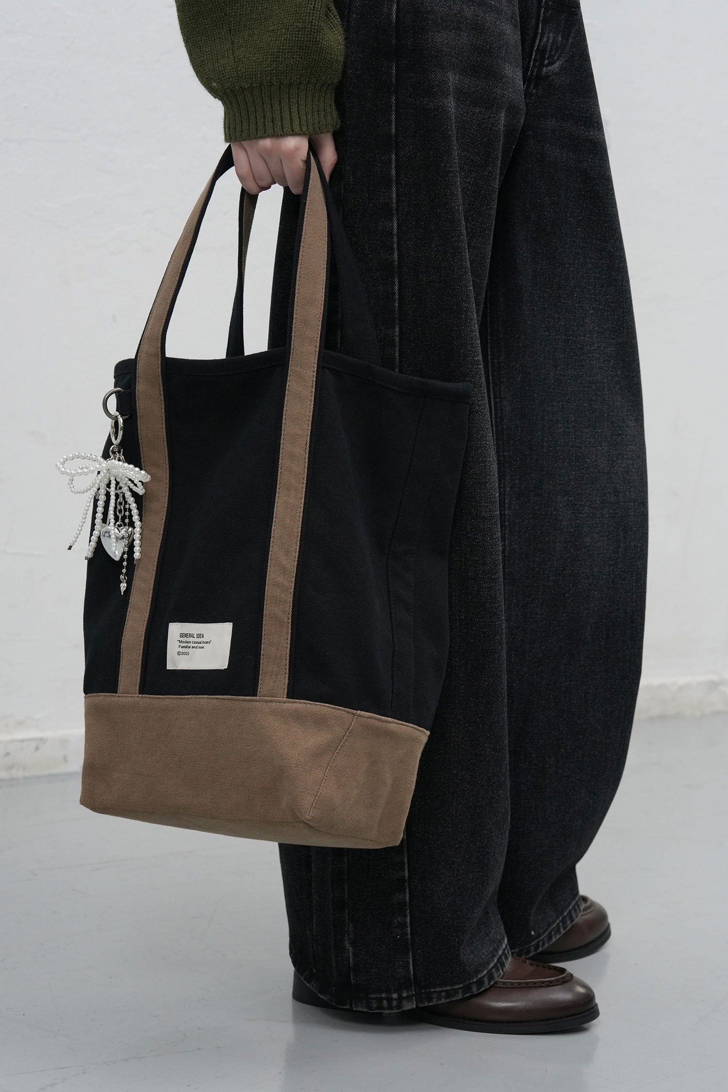 Unisex Easy Canvas Tote Crossbody Bag 帆布包