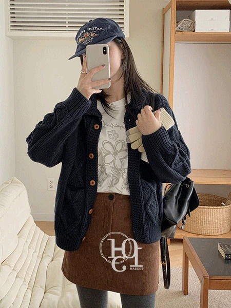 Roemb Twisted button cardigan 开襟衫