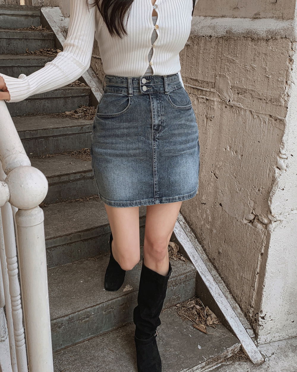 카디건 모델 착용 이미지-S1L96