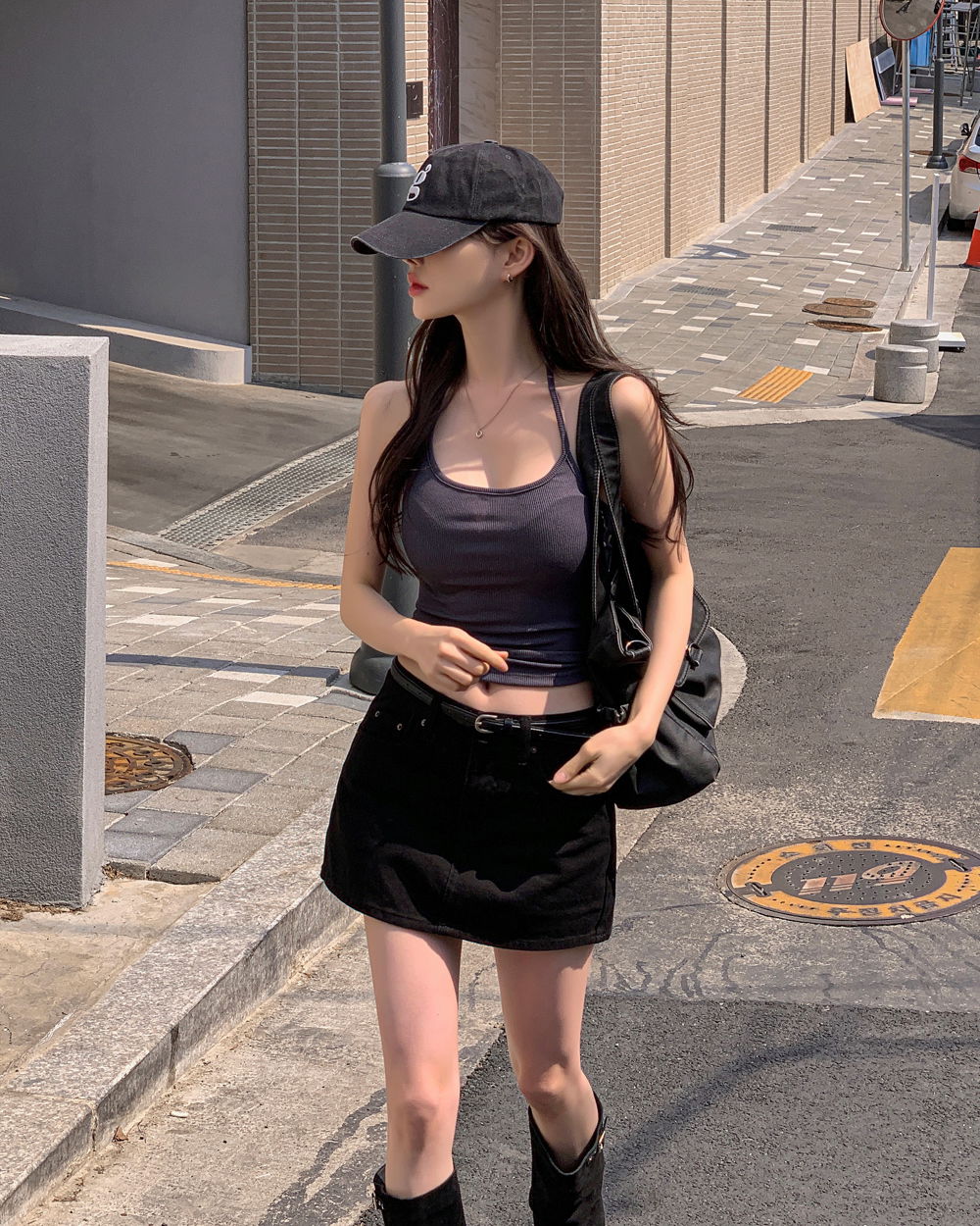 카디건 모델 착용 이미지-S1L59