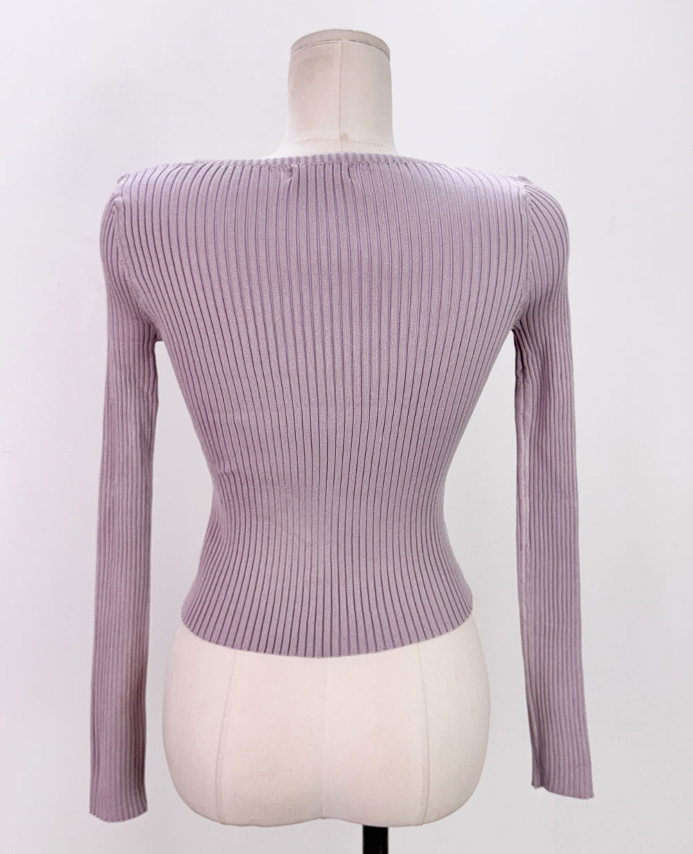 카디건 베이비핑크 색상 이미지-S1L122