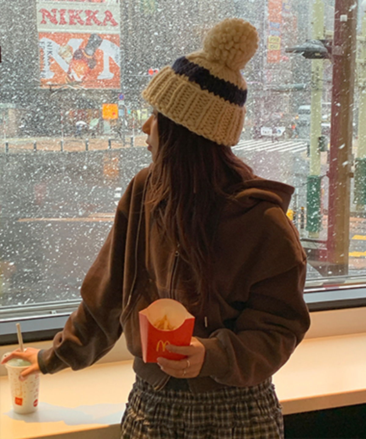 Sonnet Knitting Drops Beanie 帽子