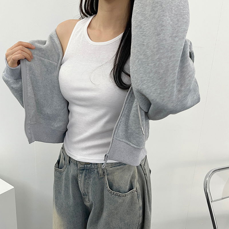 민소매 모델 착용 이미지-S1L13