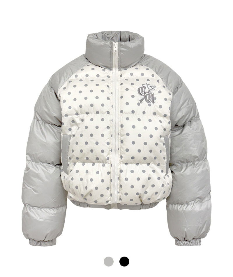 雲朵點點色彩舖棉外套