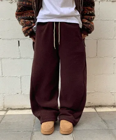 토시아 기모 후리스 팬츠