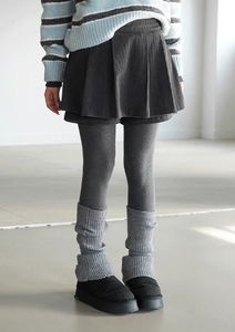 Heto Corduroy Mini Pants Skirt