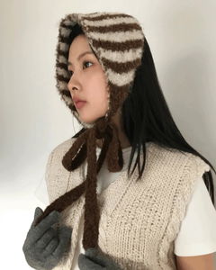 Kitsune Stripe Earflaps *All colors available for same-day shipping