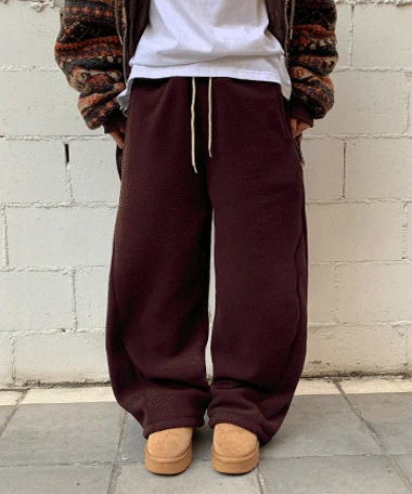 토시아 기모 후리스 팬츠