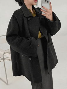 Ring Button Handmade Coat - 3 Colors