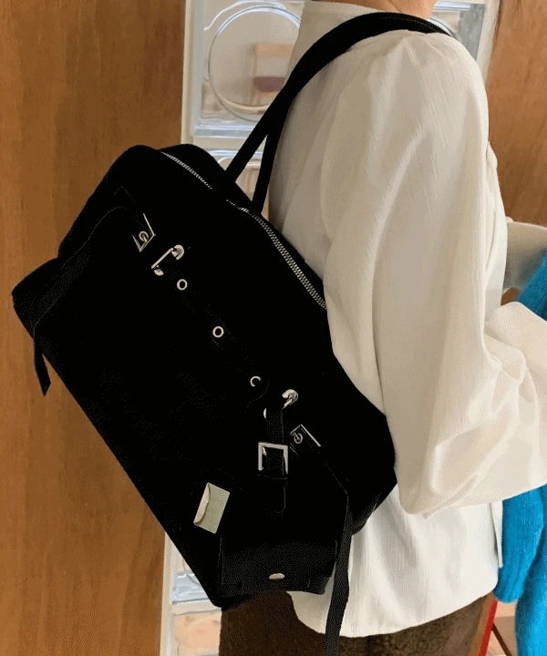 덴즈 스퀘어 벨트 스웨이드 숄더백 쇼퍼백 4 color