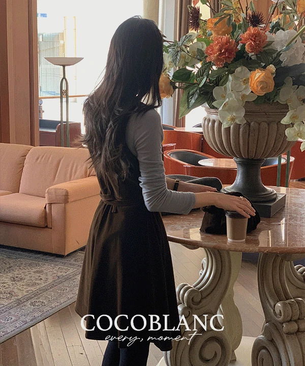 Tid Glossy Velvet Dress 短裙