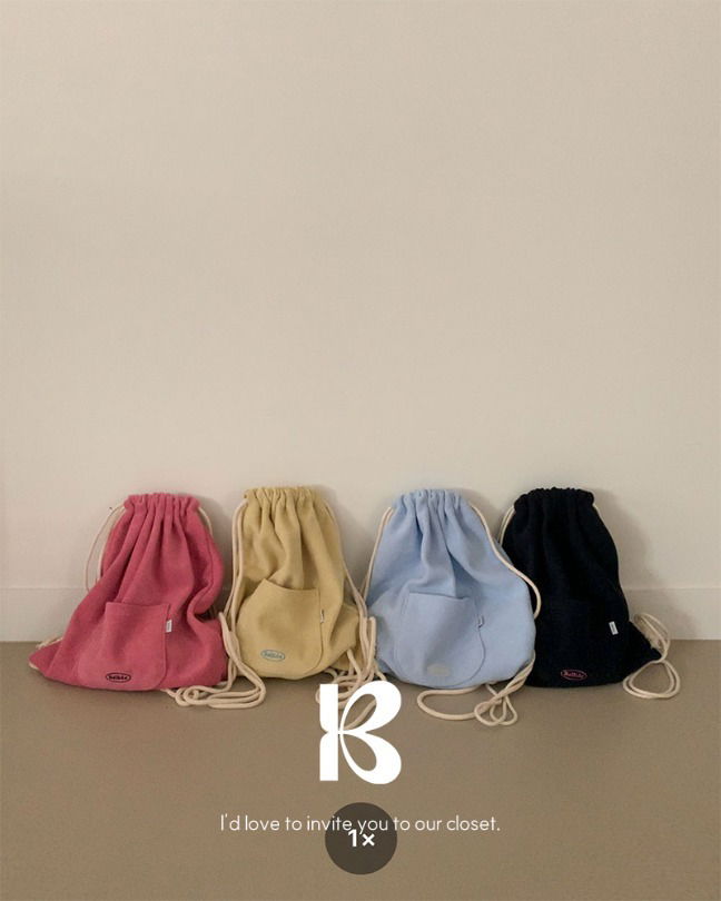 Chewing String Pocket Terry Backpack