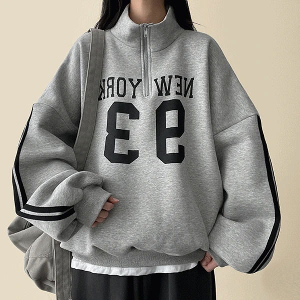 타크 넘버 아노락 양기모 맨투맨 (3color) H&L