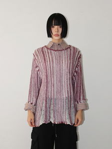 AURA SHEER STRIPE KNIT (3color)
