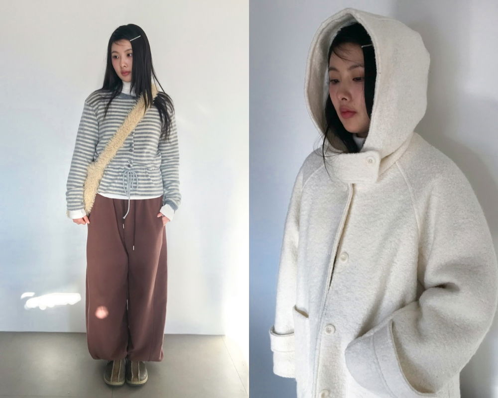 코트 모델 착용 이미지-S3L3