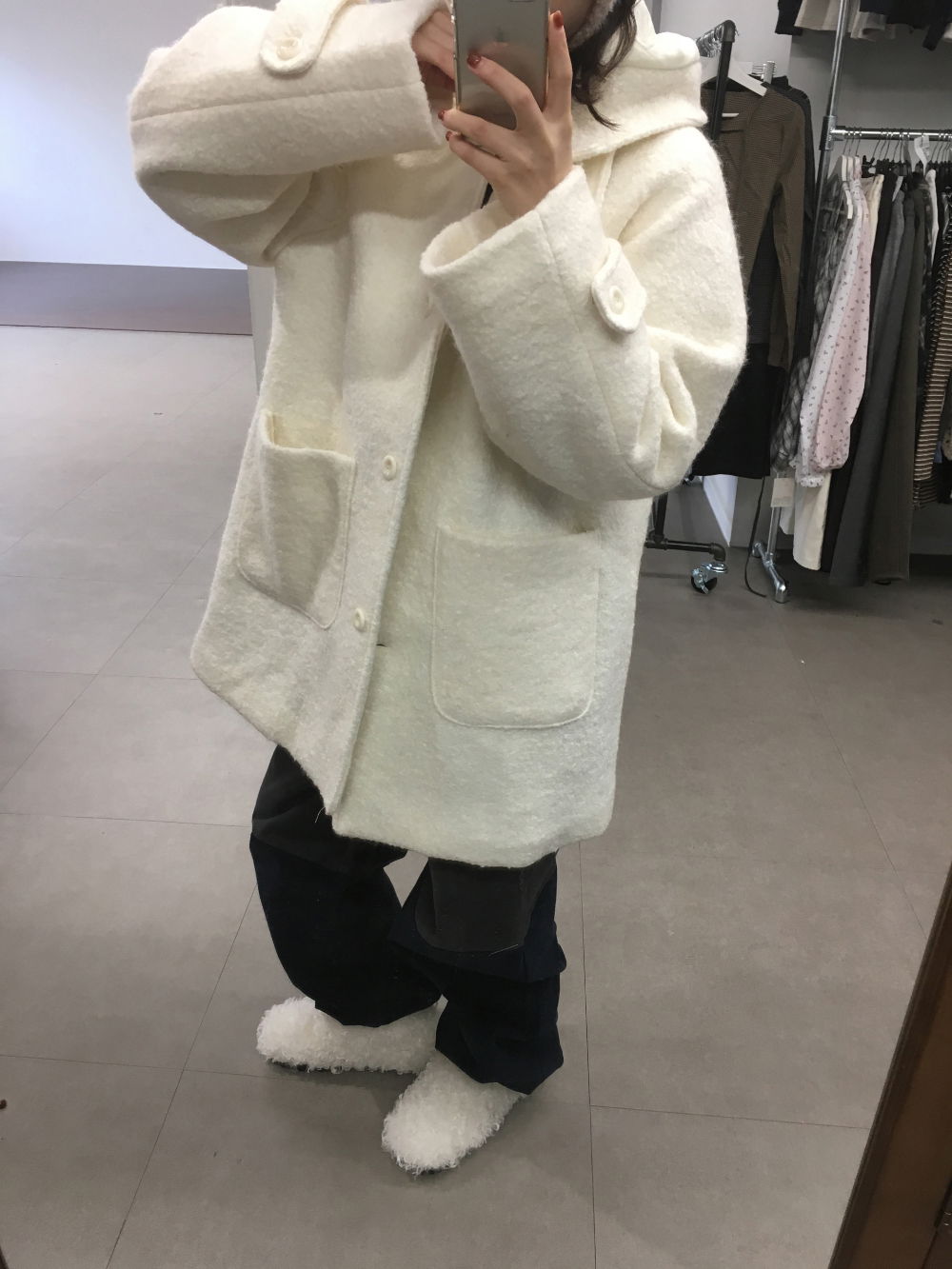 코트 모델 착용 이미지-S5L6