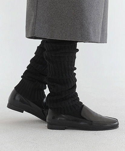 일렛 울 도톰 골지 레그 워머