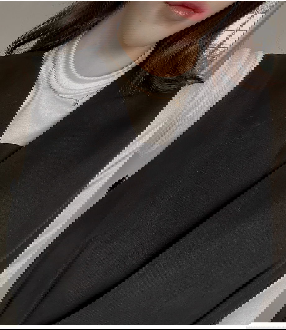 리리앤코 에즈리딘 피치기모 랩스타일 뷔스티에 롱 원피스