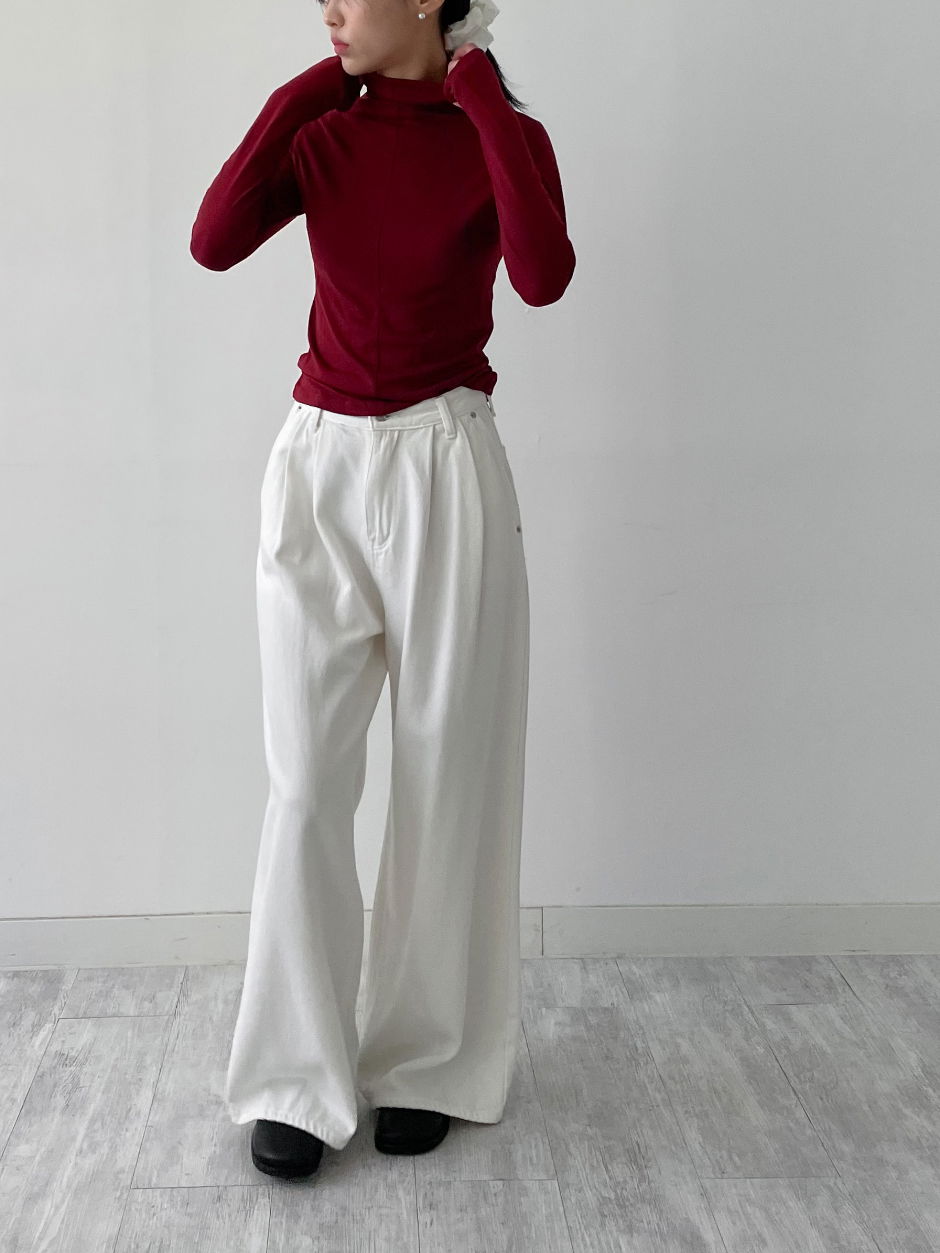 긴팔 티셔츠 모델 착용 이미지-S5L17