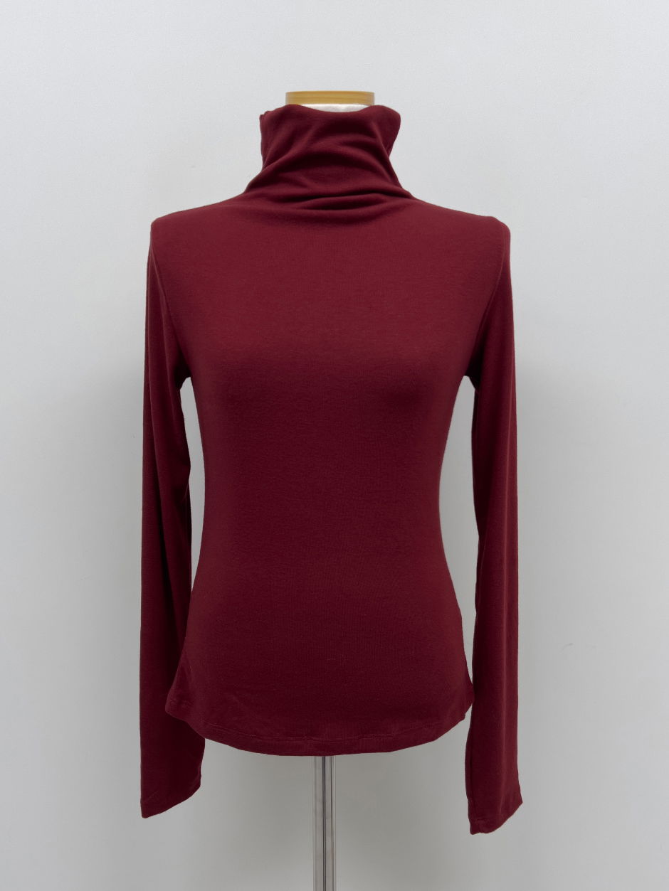 긴팔 티셔츠 로즈 색상 이미지-S4L11