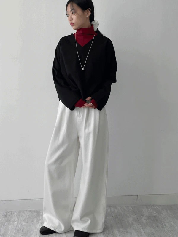 디트 아방 브이넥 티셔츠 (3C)