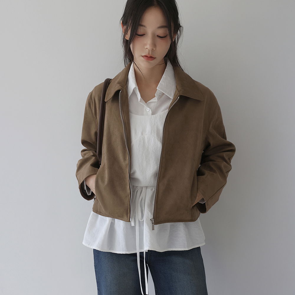 Viant Suede Collar Jacket