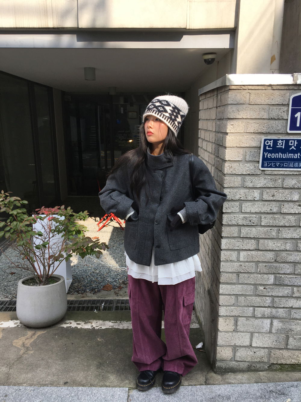 바지 모델 착용 이미지-S1L13