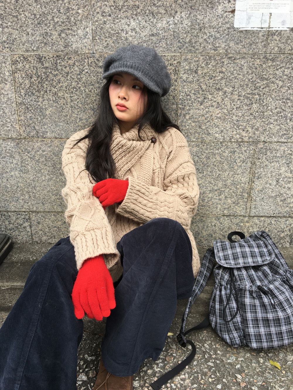 바지 모델 착용 이미지-S1L31