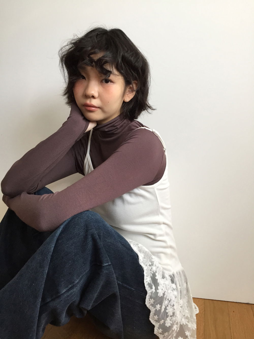 드레스 모델 착용 이미지-S2L41