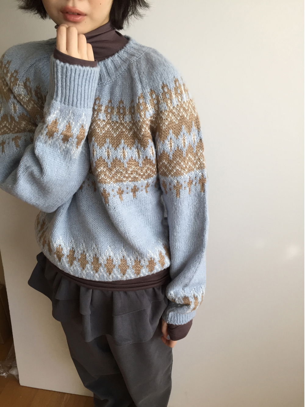 드레스 모델 착용 이미지-S2L49