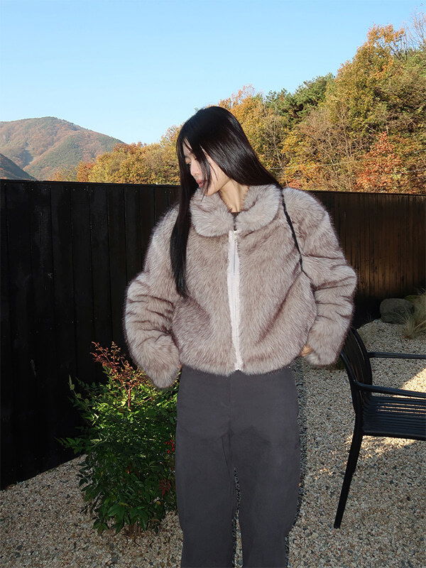 honey fur jacket