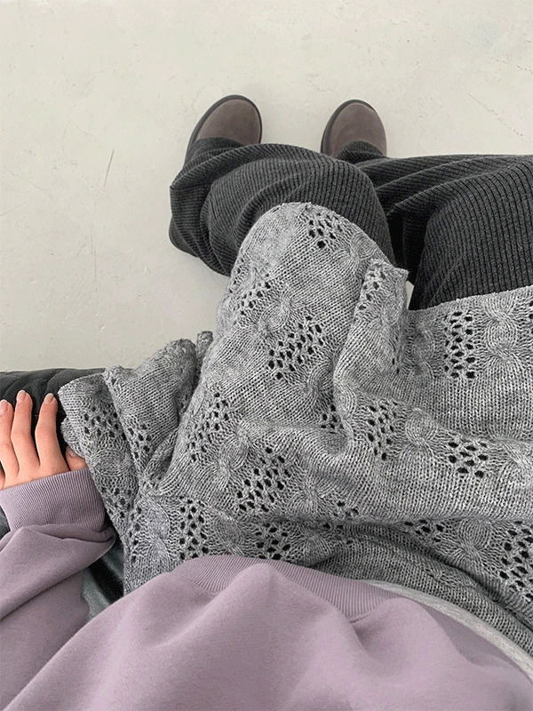 knit layer skirt 裙子