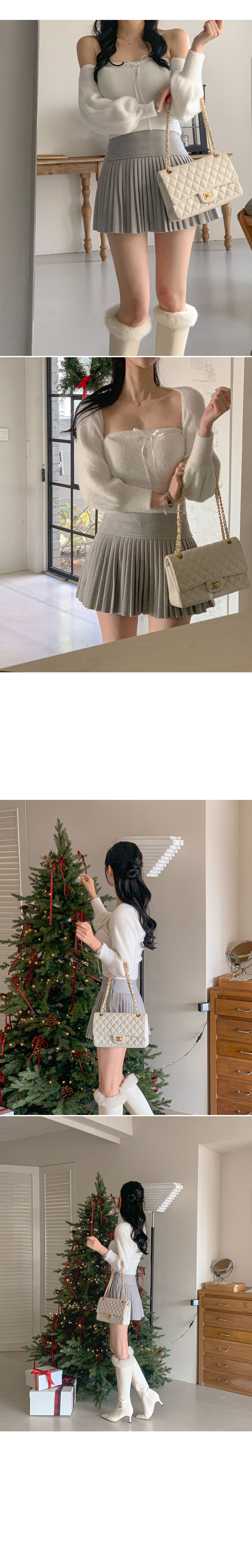 미니 스커트 모델 착용 이미지-S2L18