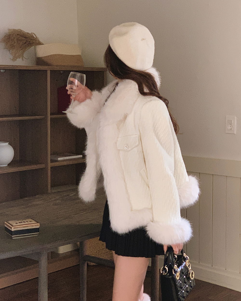 미니 스커트 모델 착용 이미지-S2L41