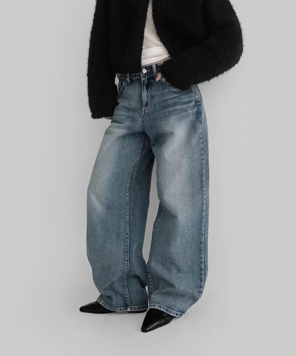 Delon Wide Denim Pants