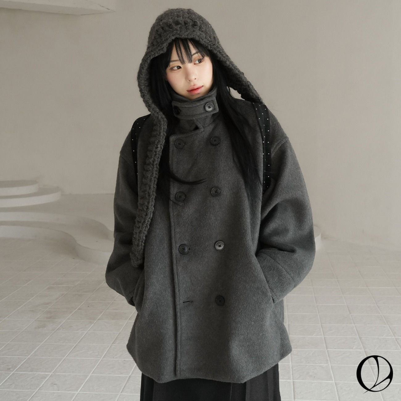 Monique wool double-breasted coat (Delayed delivery)