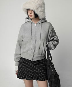 基本款兩穿式刷毛連帽外套