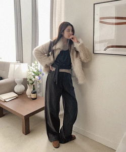 Maber fur collar jacket