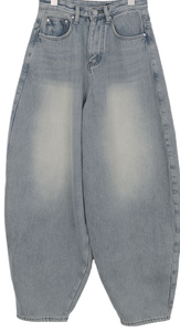 코이니 벌룬핏 데님 와이드 팬츠