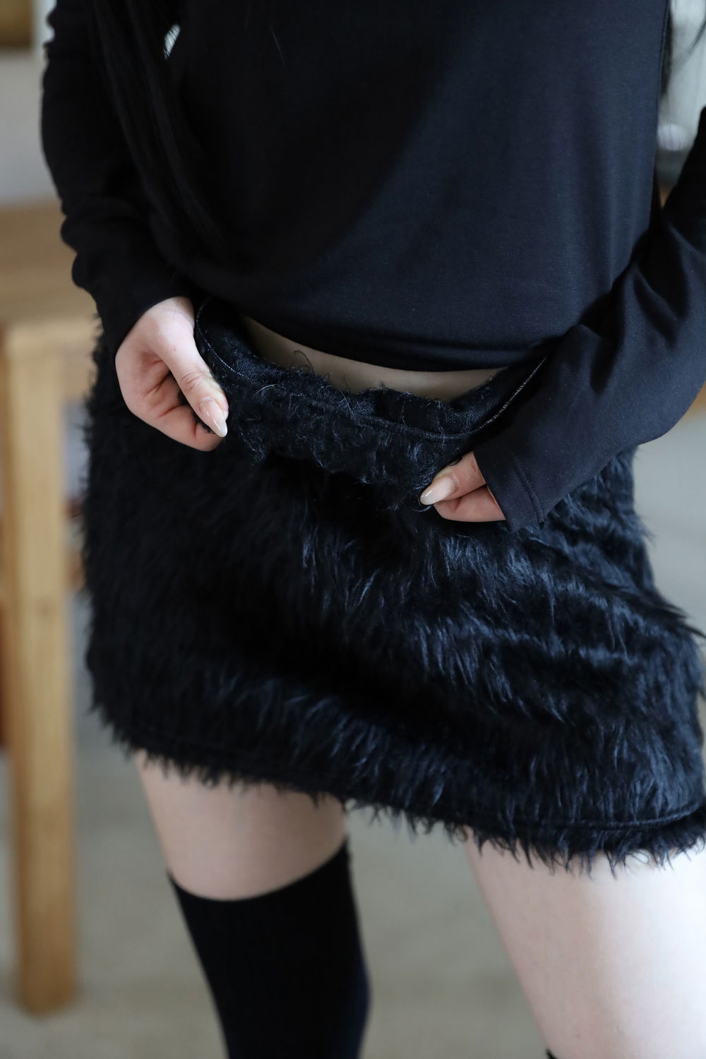 코트 모델 착용 이미지-S1L22