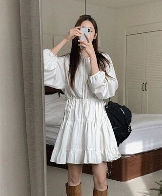 迷你短洋裝