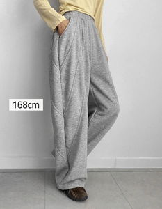 Curved Split fleece two-way training pants