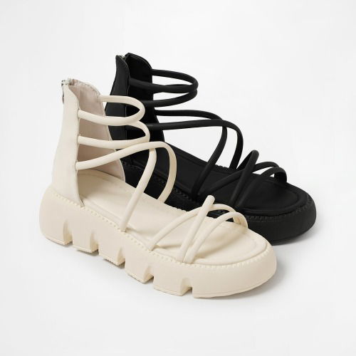 グチョングラディエータープラットフォームサンダル