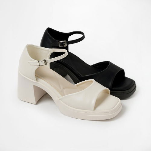 ベボンプラットフォームサンダルヒール