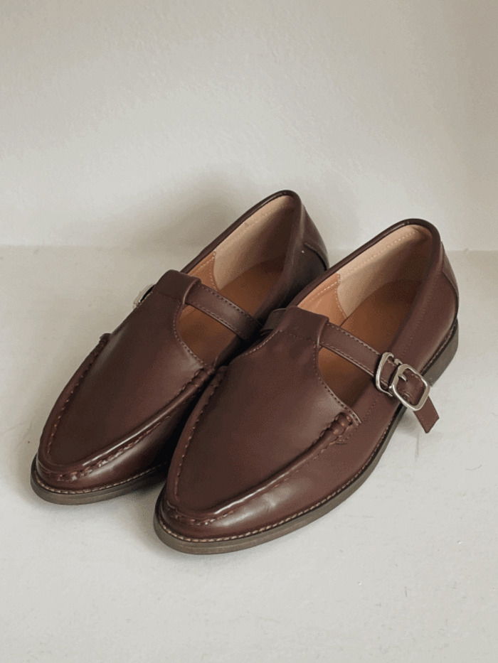 レザーストラップローファー(1color)