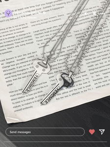 Opening Signature Surgical Long Layered Necklace